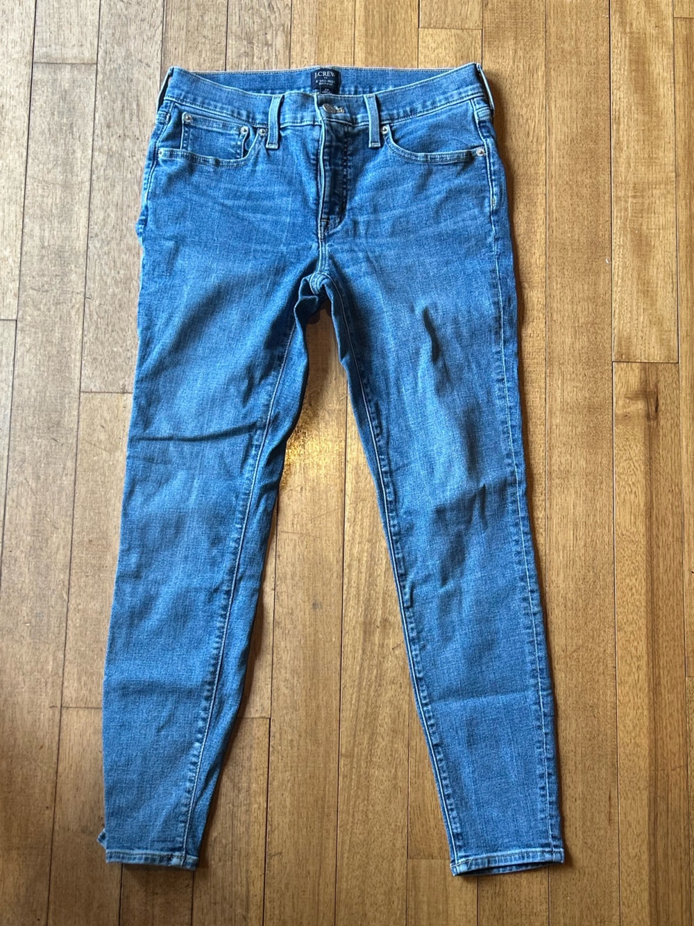 J. Crew Light Blue Mid-Rise Skinny Jeans